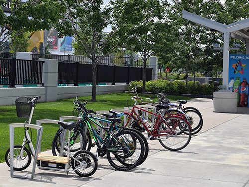 Mall of America bike racks
